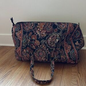 Vera Bradley Kensington Weekender- Black and Brown